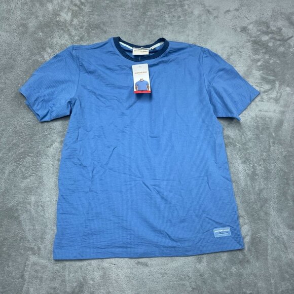 Scotch & Soda Crafted With Love Mens Blue Crewneck T-Shirt Size M d0271 - Picture 1 of 9